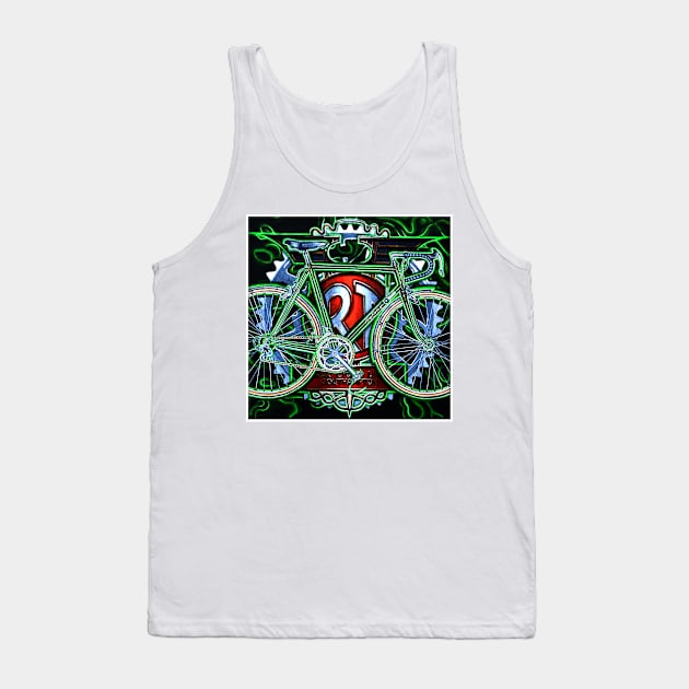 Rotrax touring bicycle Tank Top by markhowardjones